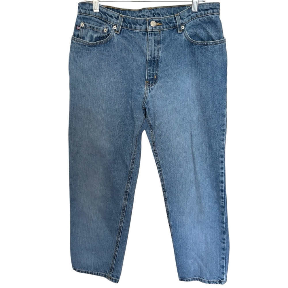 Vintage 90s Ralph Lauren Polo Jeans Co Saturday Light Wash Straight Leg SZ 12